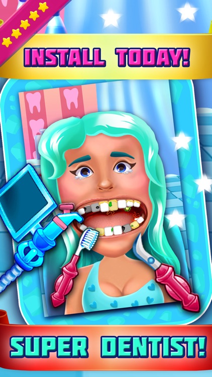 Dentist Wedding Make-over - doctor's fashion salon & little kids teeth make-up