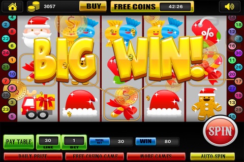 Christmas Bash Slots Las Vegas - Pro Casino Slot Machine Games! screenshot 2