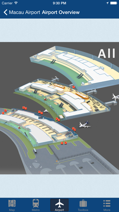マカオオフライン地図 - シティメトロエアポート screenshot1