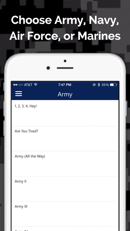 U.S. Military Cadences Audio