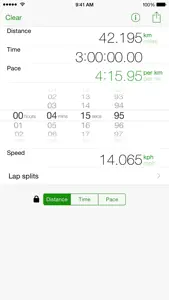 Pacey - Running, Jogging and Walking Pace Calculator screenshot #3 for iPhone