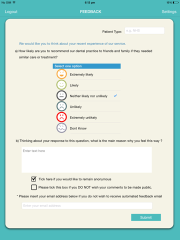 Screenshot #5 pour NHS Friends and Family Test