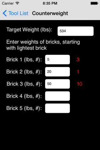 RigCalc screenshot 4