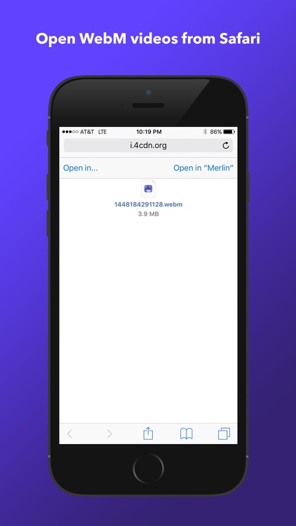 Merlin WebM Player & Browser screenshot-0