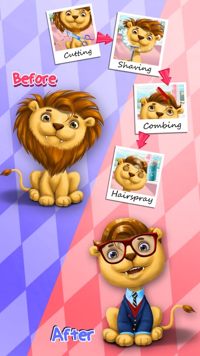 How to cancel & delete Animal Hair Salon, Dress Up and Pet Style Makeover - No Ads from iphone & ipad 4