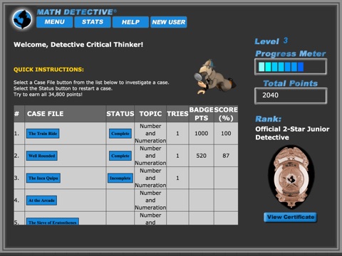 Math Detective® A1 screenshot 3