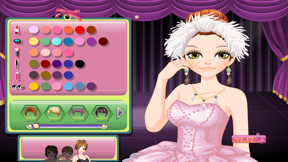 Ballerina Girls - Makeup game for girls who like to dress up beautiful  ballerina girls screenshot