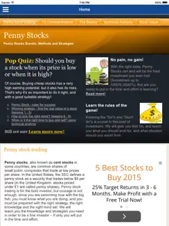 Penny Stocks - Trading Course iPad image 2