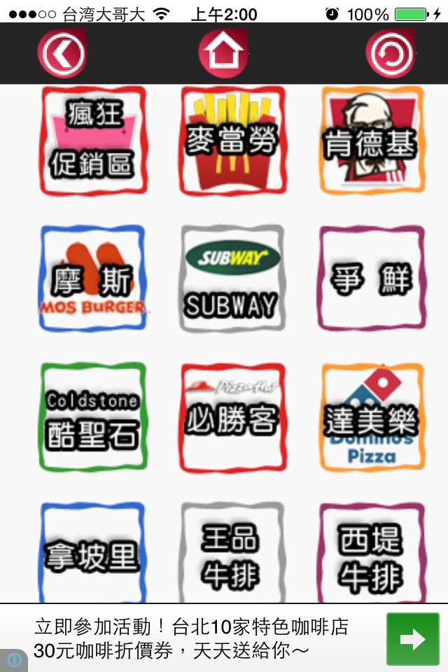 台灣優惠券大全