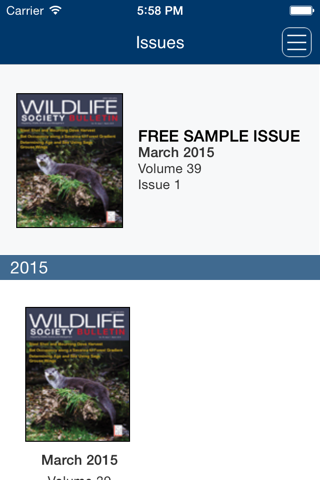 Wildlife Society Bulletin screenshot 2