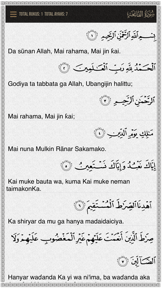 Quran Hausa screenshot