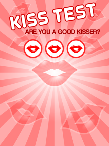 Kiss Test - Are You a Good Kisser? iPad screenshot
