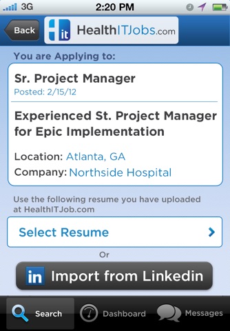 HealthITJobs screenshot 4