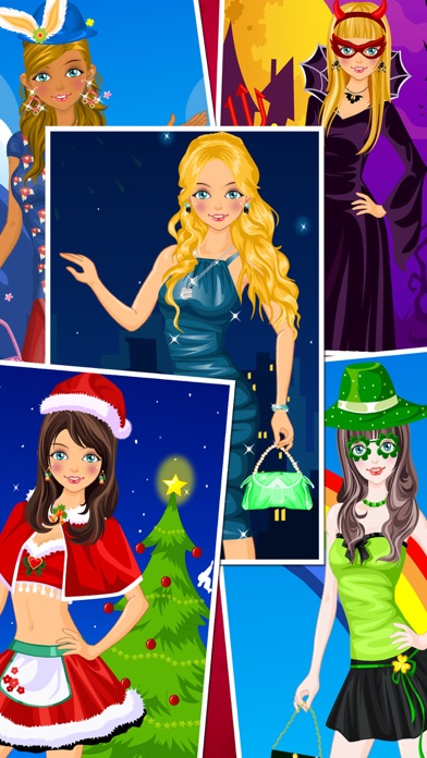 How to cancel & delete Holiday Dress Up Games - Christmas, Halloween, Easter, New Year and St. Patrick's Day from iphone & ipad 1