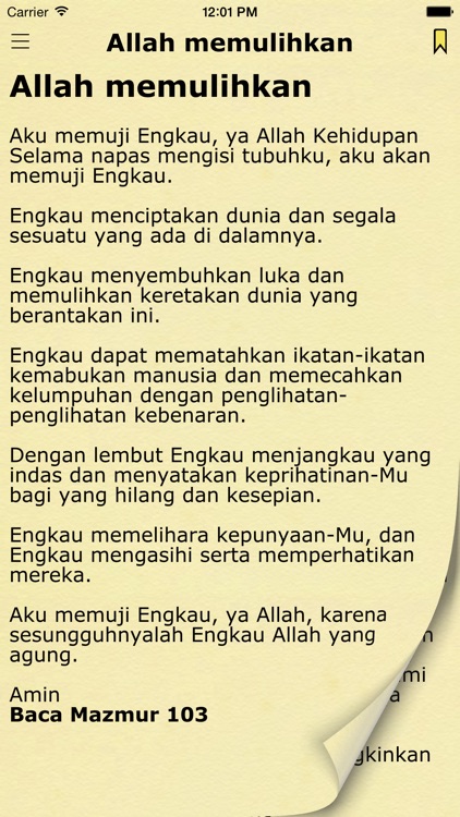 Doa Kristen & Doa Katolik (Christian Prayers in Bahasa Indonesia)