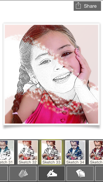 STD Photo Sketch iPhone screenshot 5 - Photo & Video app