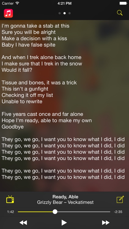 Camena - Song Lyrics