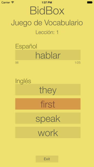 How to cancel & delete Spanish 102 - Vocabulary from iphone & ipad 4