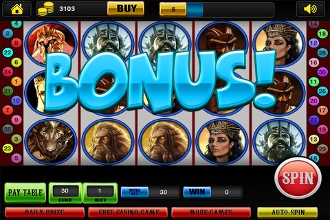 World of Slot-s Treasure Casino in Texas with Xtreme Titans & Ninja Series Free screenshot 4