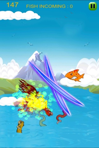 Crazy Ninja Fish Slasher - best Ninja slash challenge game screenshot 4