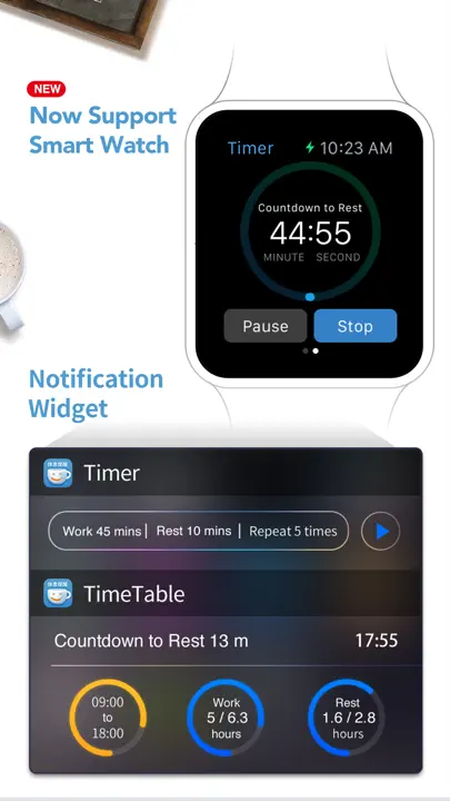 BreakingTime · Smart Reminder For Work & Rest iPhone Screenshot 2
