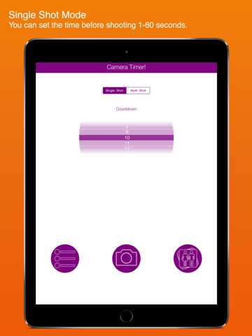 Camera Timer HD for iPadのおすすめ画像2