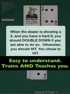 Blackjack Card Counting Trainer Free iPad image 4