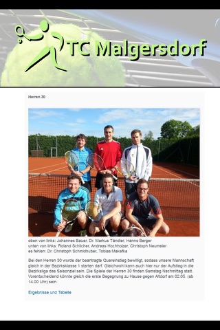 Tennisclub Malgersdorf e. V. screenshot 3