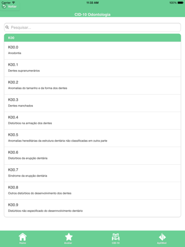 Screenshot #6 pour CID-10 Odontologia