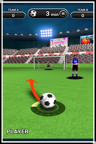 3D World Soccer Free Kick screenshot 2