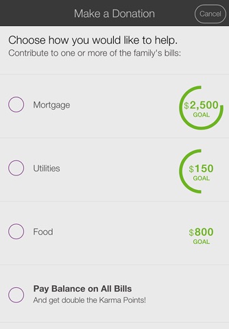 Family Reach Give - To Families Fighting Cancer screenshot 3