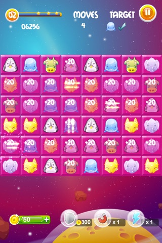 Juicy Pet Crush - Alien Galaxy World screenshot 3