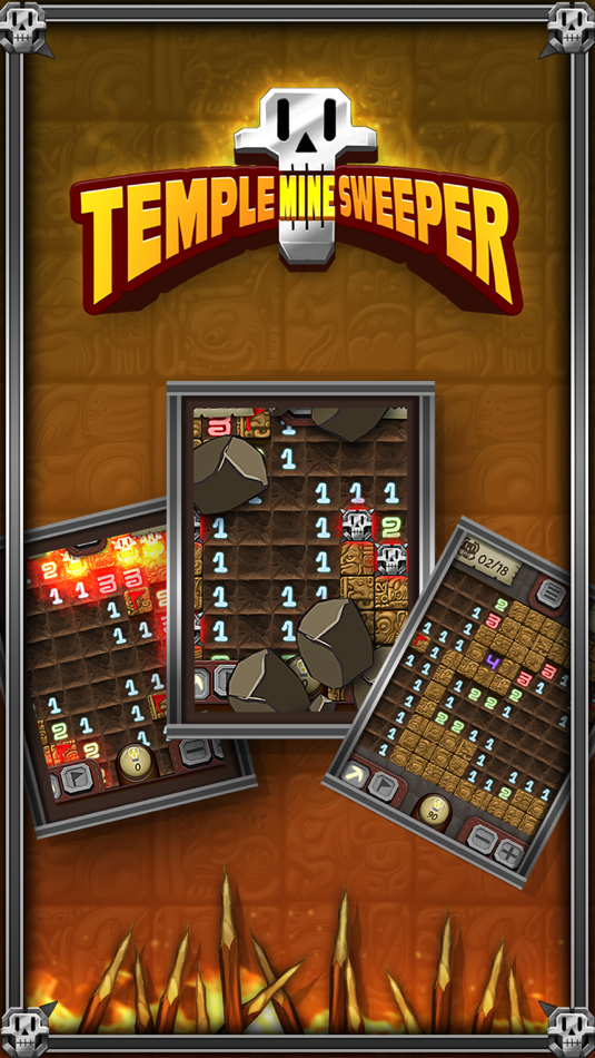 #1. Temple Minesweeper - El Dorado Adventure with Mine Sweeper Gameplay (iOS) 由: TPG TECNOLOGIA DA INFORMACAO LTDA