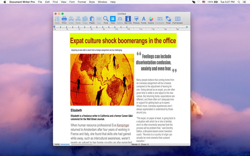 Document Writer Pro - For MS Word and Open Office for Mac OS X - 1.1 - (macOS)
