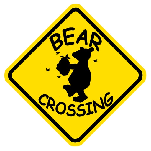 Bear Crossing Icon