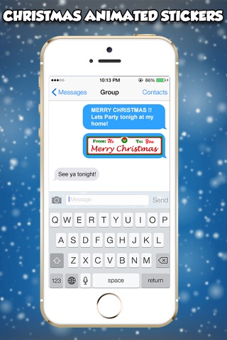 Christmas 3d Emojis & GIFs screenshot 4