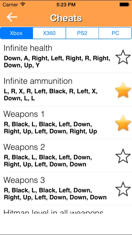 Cheats for GTA SA screenshot 2 of 5