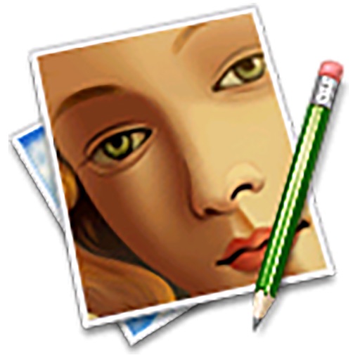 كتابة على الصورة app icon