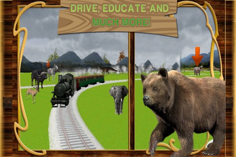 Tourist Train Theme Park : Discover The Reinvented theme park having Dinosaurs, Animals and Monuments screenshot 2