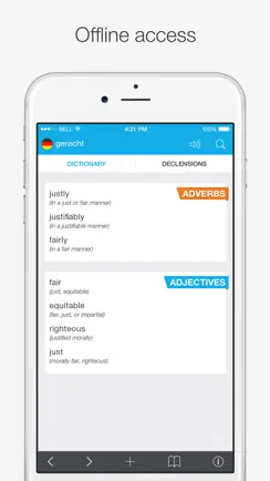 German – English Dictionary iPhone image 1