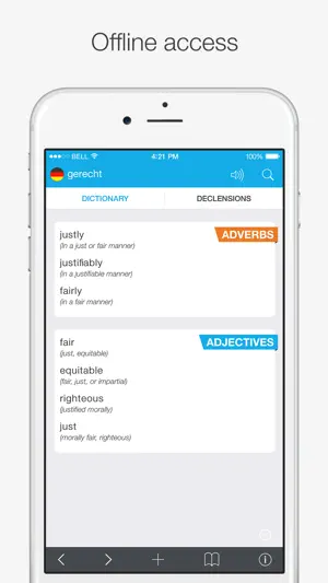 German – English Dictionary screenshot 1
