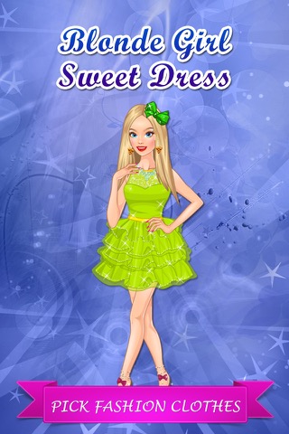 かなりブロンドの女の子 - ファッションの小さなお姫様のゲームのためのドレスします。のおすすめ画像1