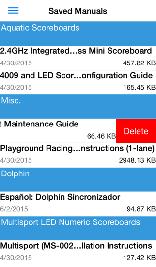 Manuals Viewer iPhone screenshot 4 - Sports app