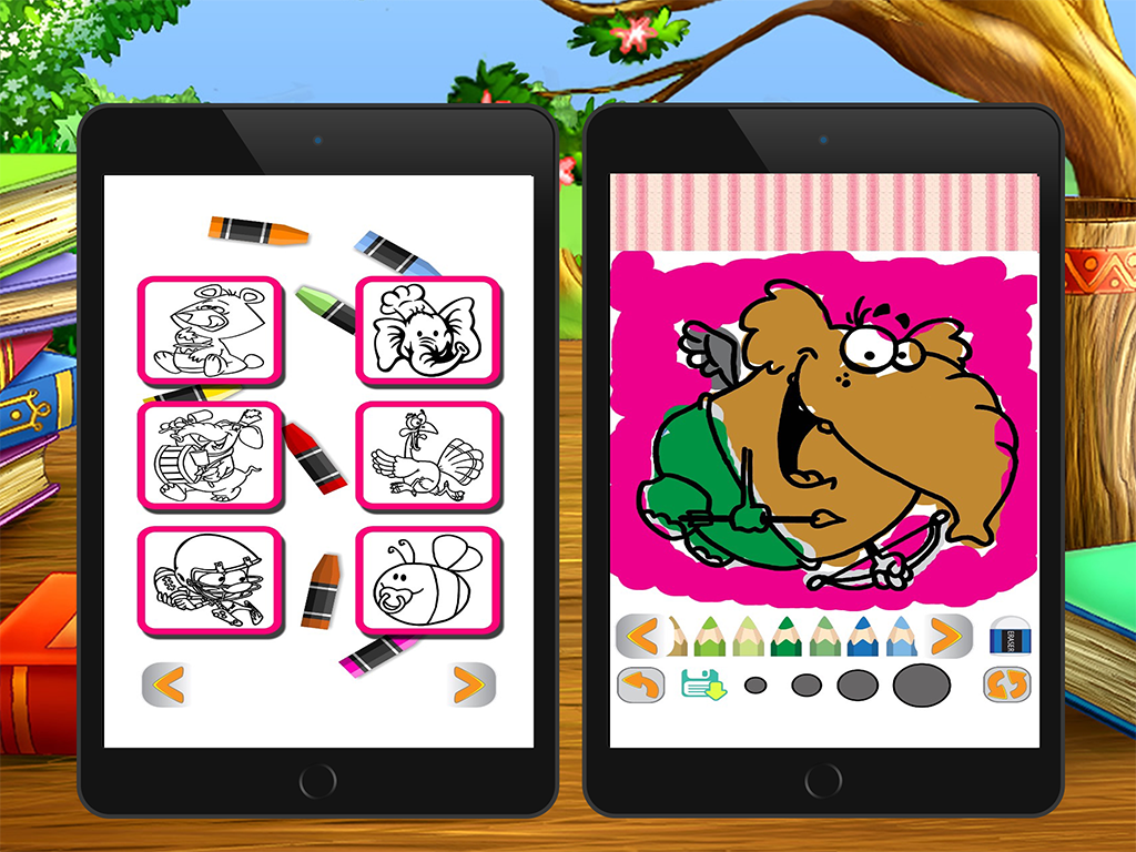 Animal Cartoon Coloring Book screenshot 9