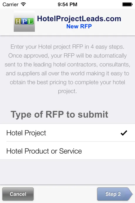 Hotel Project Leads