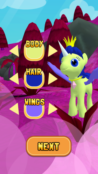 Screenshot #2 pour My Little Unicorn Dash 3D HD