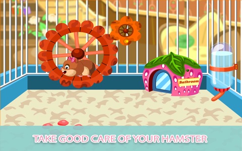 My Cute Hamster - Your own little hamster to play with and take care of! screenshot 3