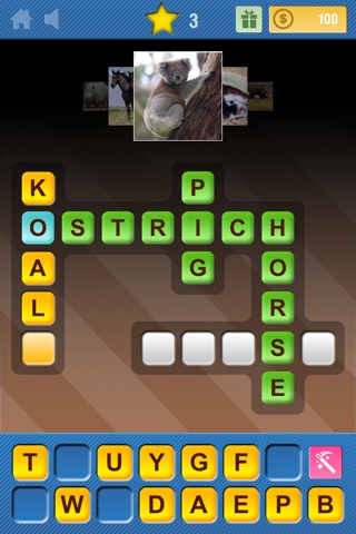 Crosswords & Pics - Animals Edition screenshot 2