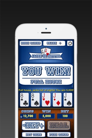 Pocket live Video Poker screenshot 4