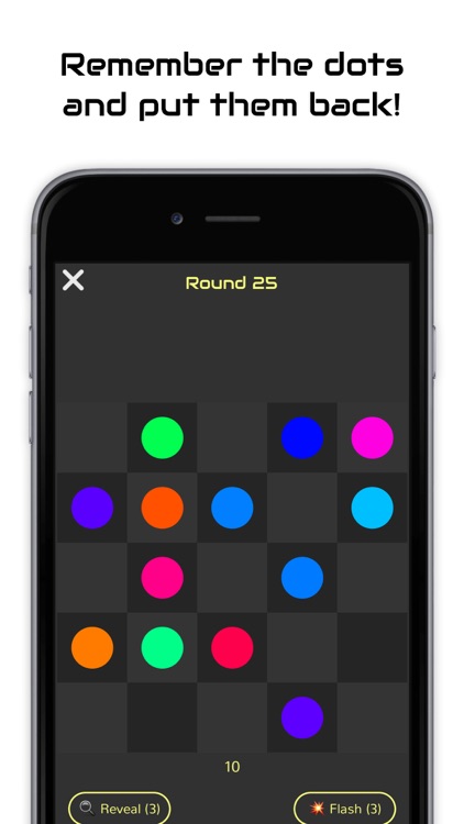 Recall - memory board game